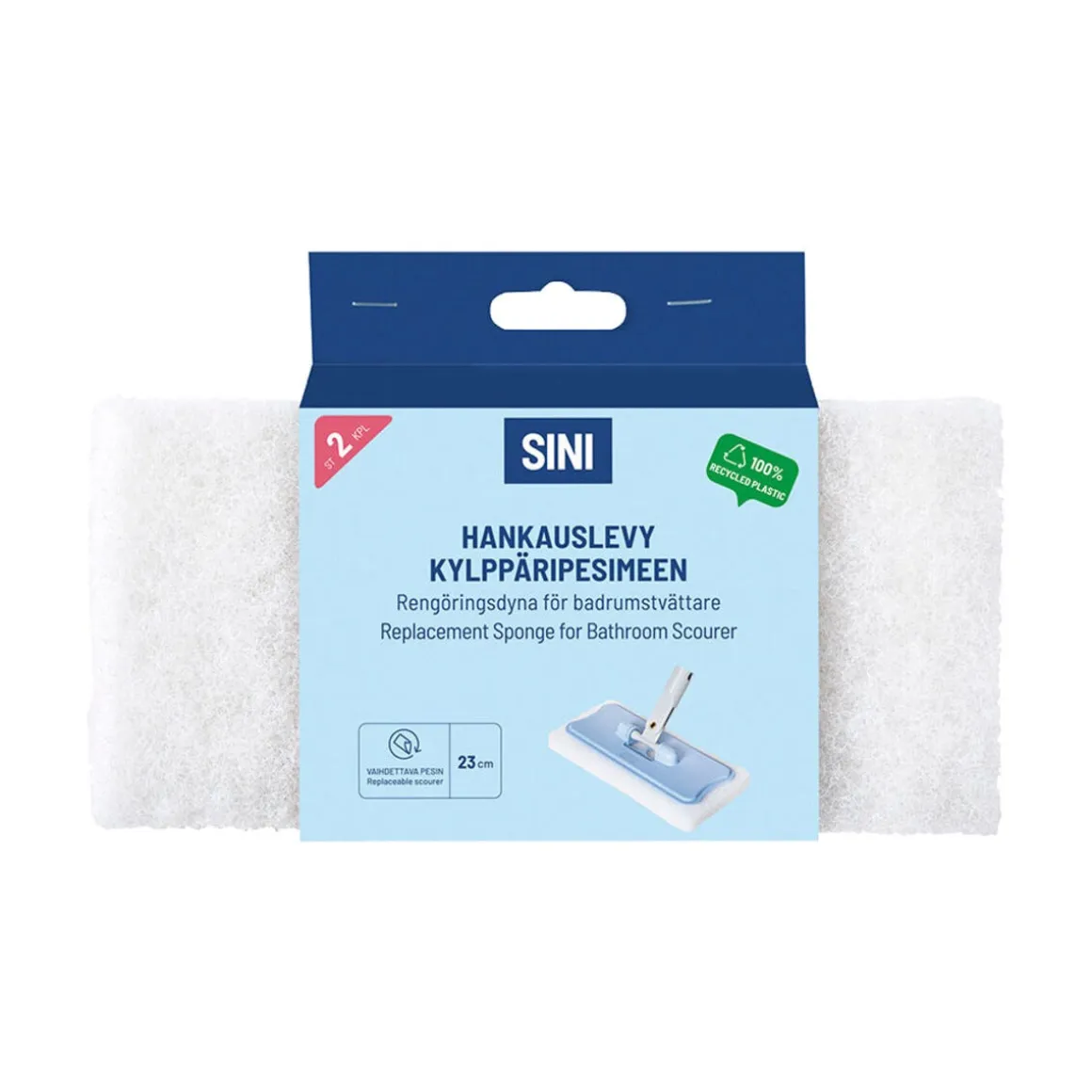 Sini mopp refill till Sini svampmopp badrum, 2-pack