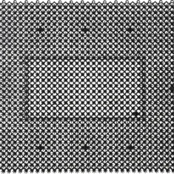 Skrapmatta, klippbar dörrmatta utomhus 43 x 57 cm