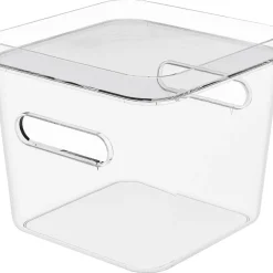 SmartStore Compact Square förvaringslåda plast, genomskinlig