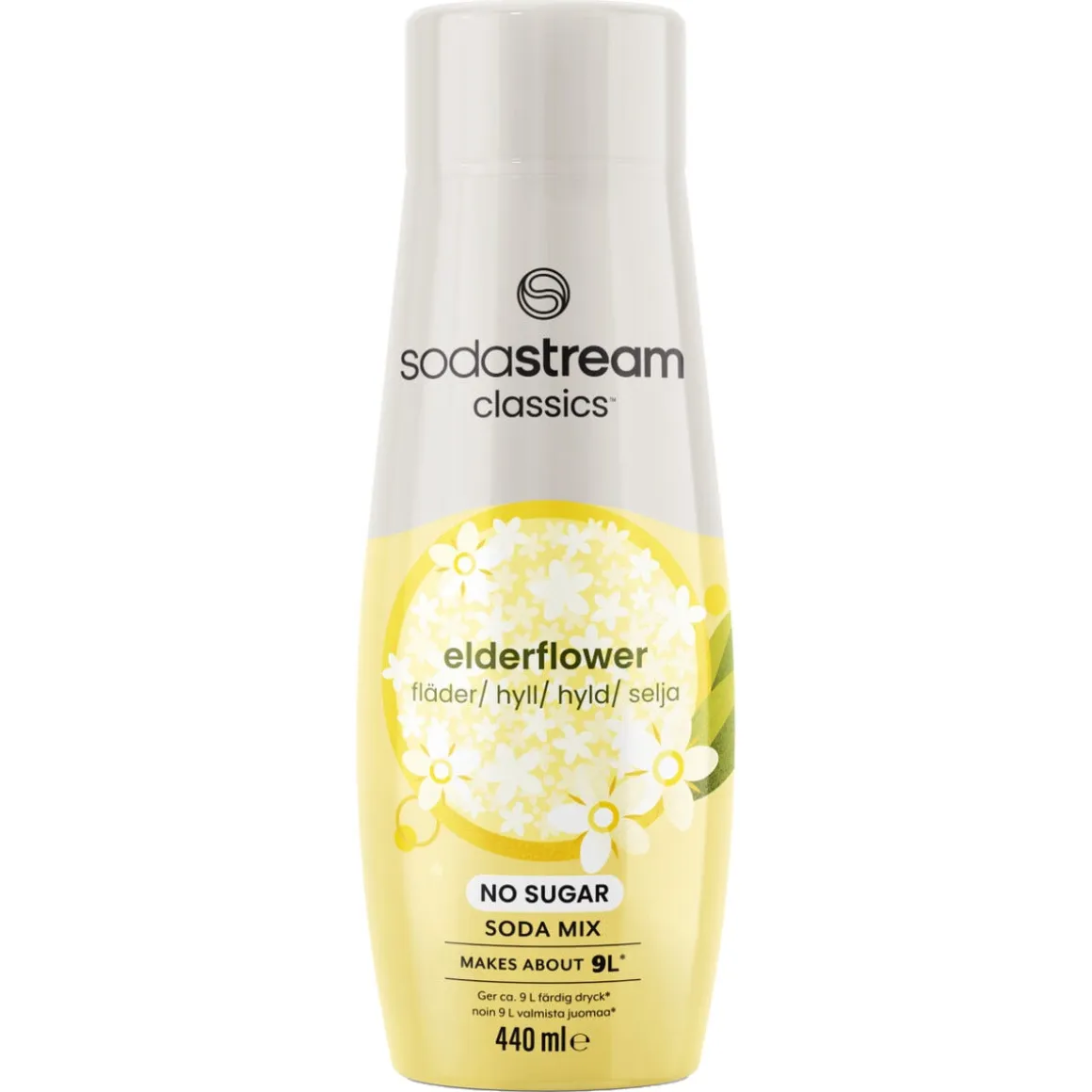 Sodastream Elderflower No Sugar, 440ml