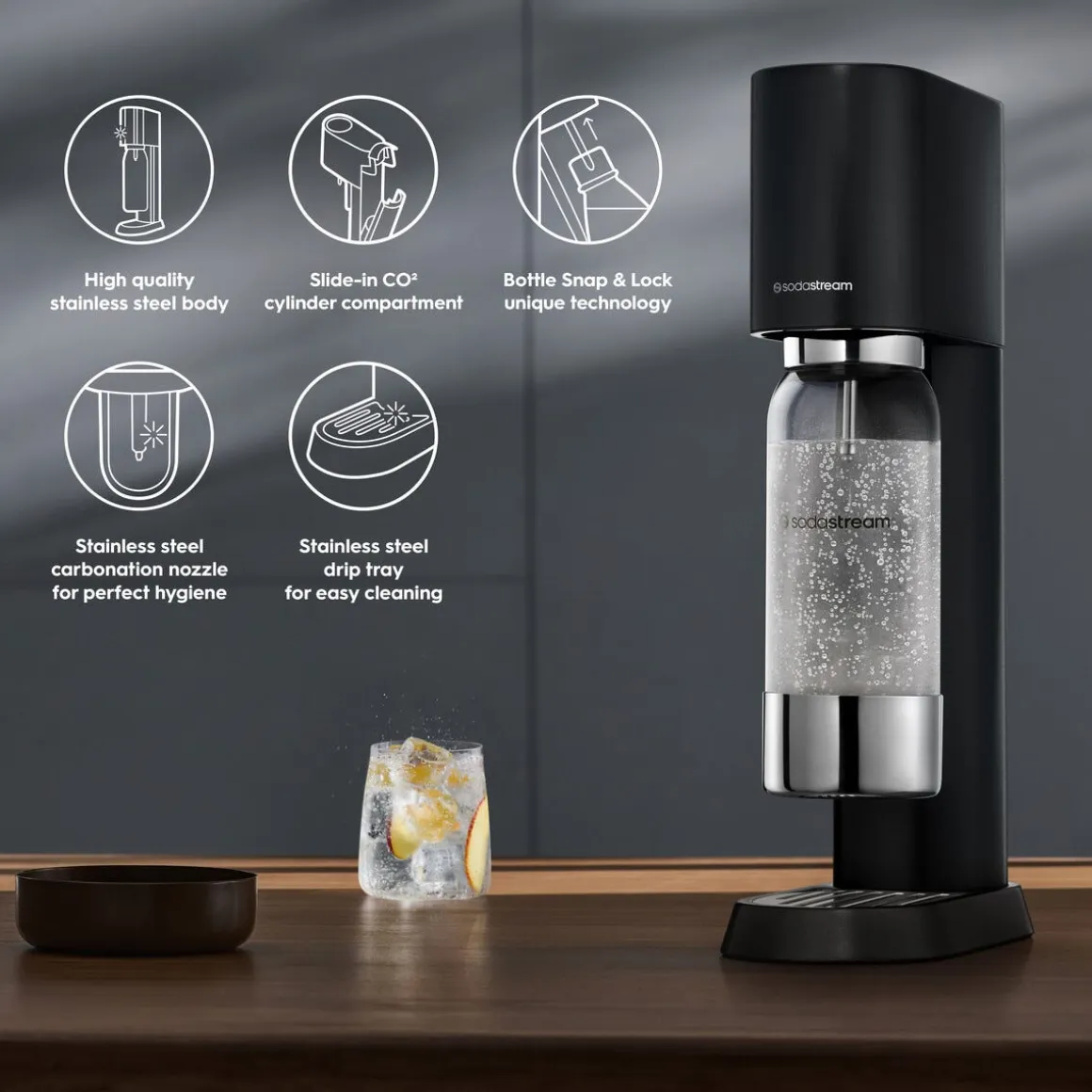 SodaStream Enso Quick Connect kolsyremaskin