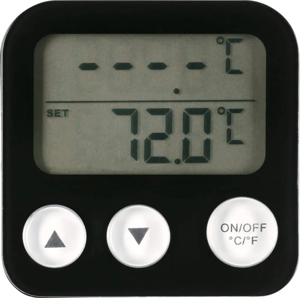 Stektermometer digital, svart
