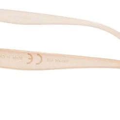 Stora solglasögon dam, beige