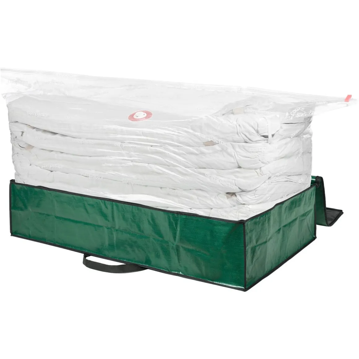 Stor dynförvaring med vakuumpåse 530 l, 117x 67 x 25 cm
