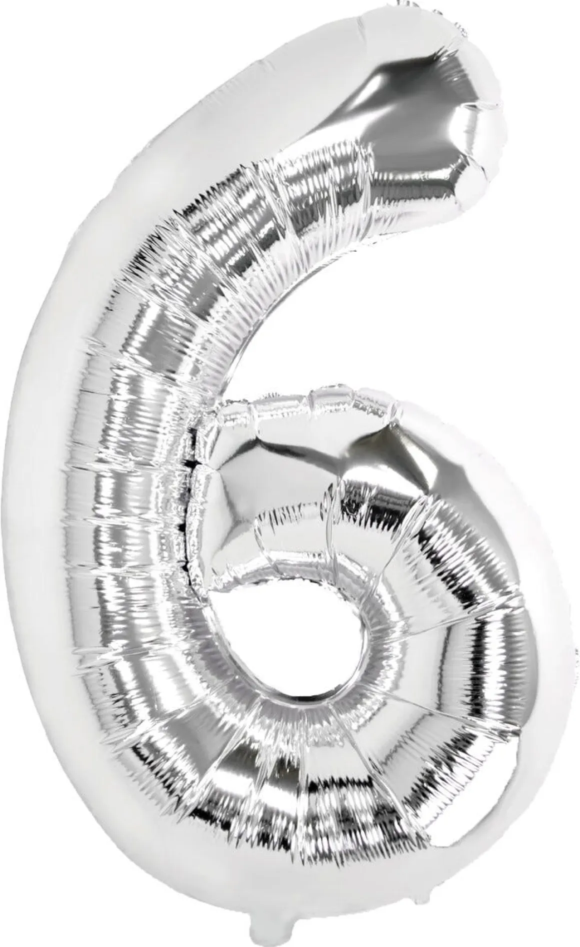 Stor sifferballong silver 82 cm, 0-9, 1-pack