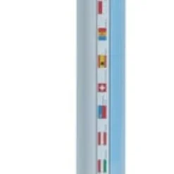 Stor världskarta, laminerad, 137 x 89 cm