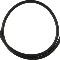 Svart duschslang med ½-tums anslutning, 150 cm