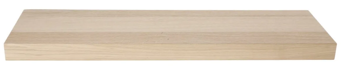 Svävande vägghylla i ekfanér FSC, 60 eller 80 cm