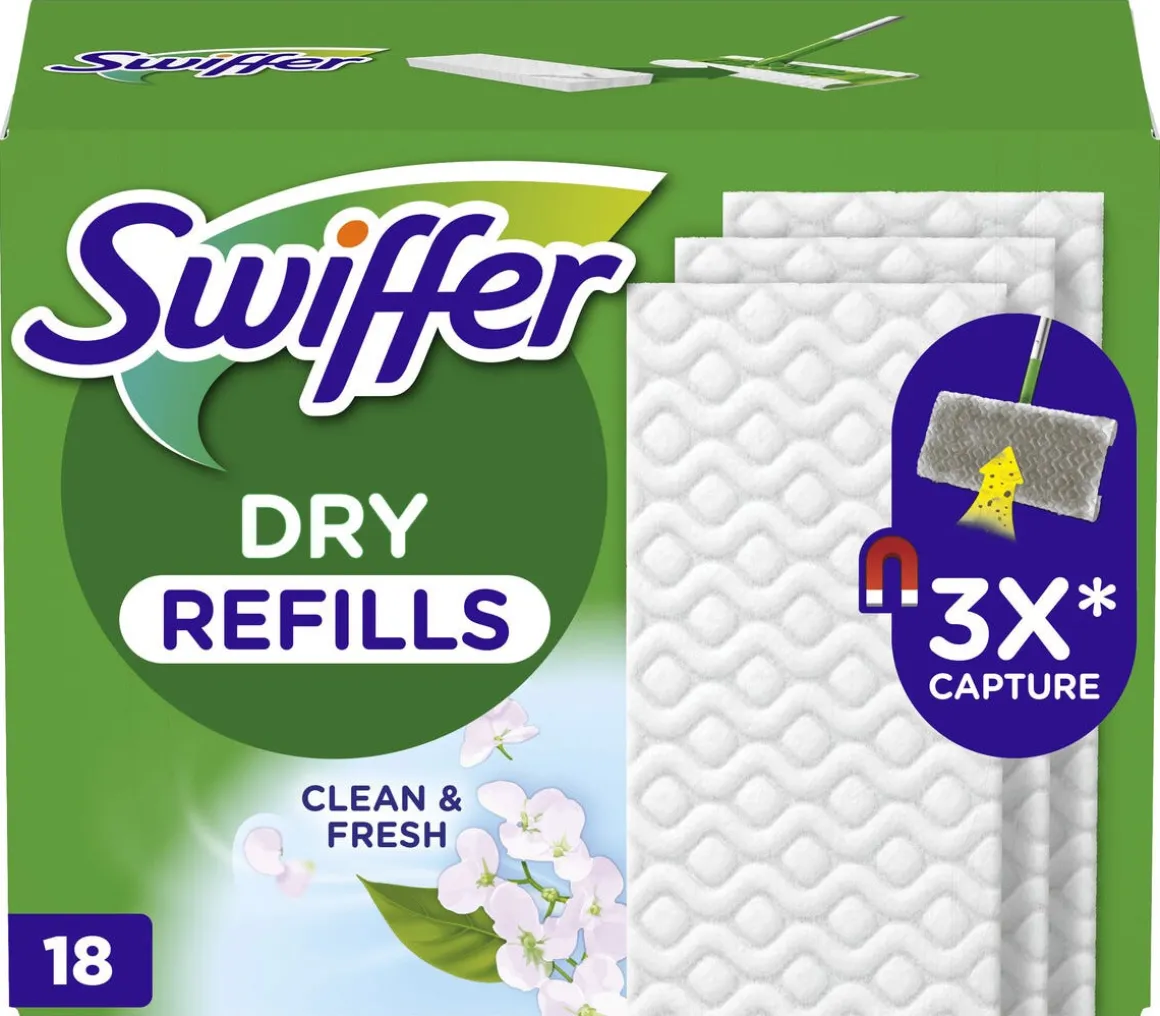 Swiffer Dry refill torra rengöringsdukar, med doft