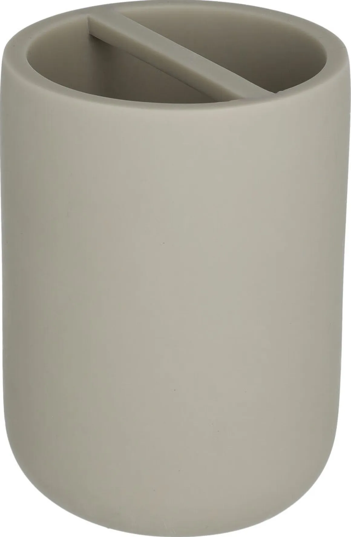 Tandborstmugg med fack, beige