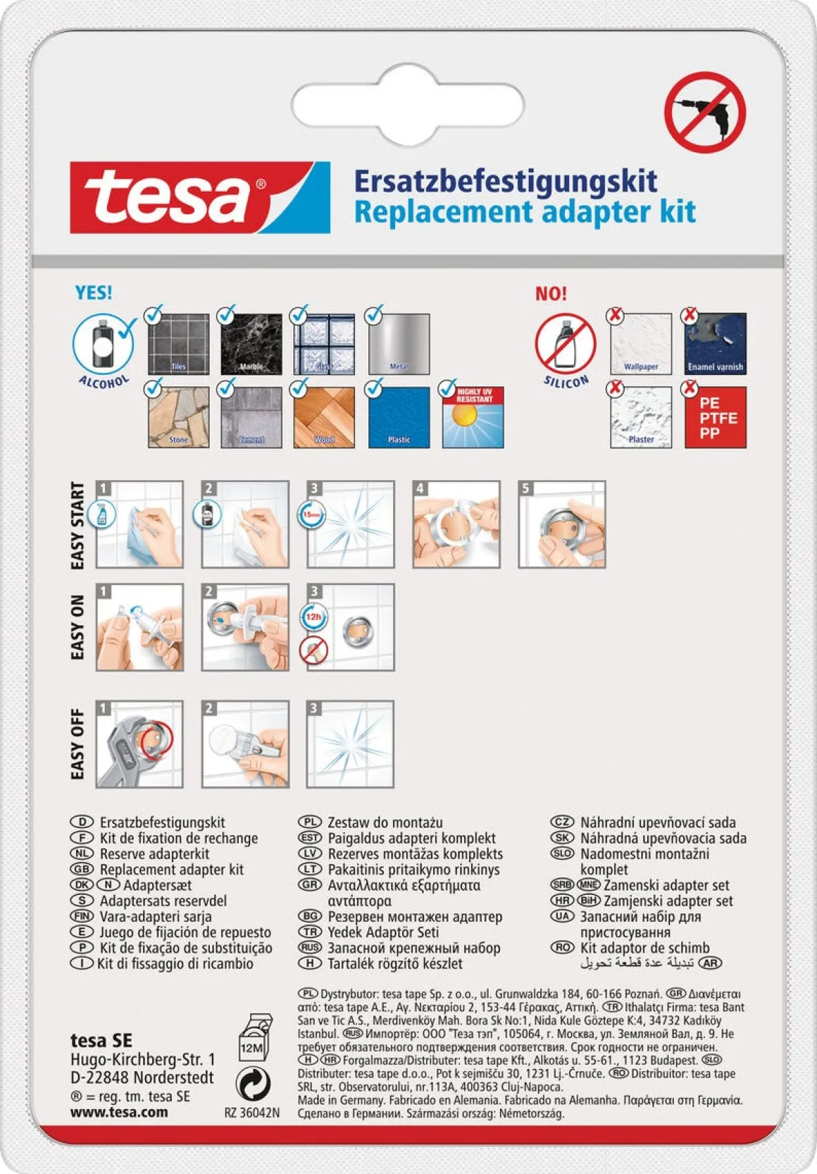 Tesa BK20-1 extra adapter