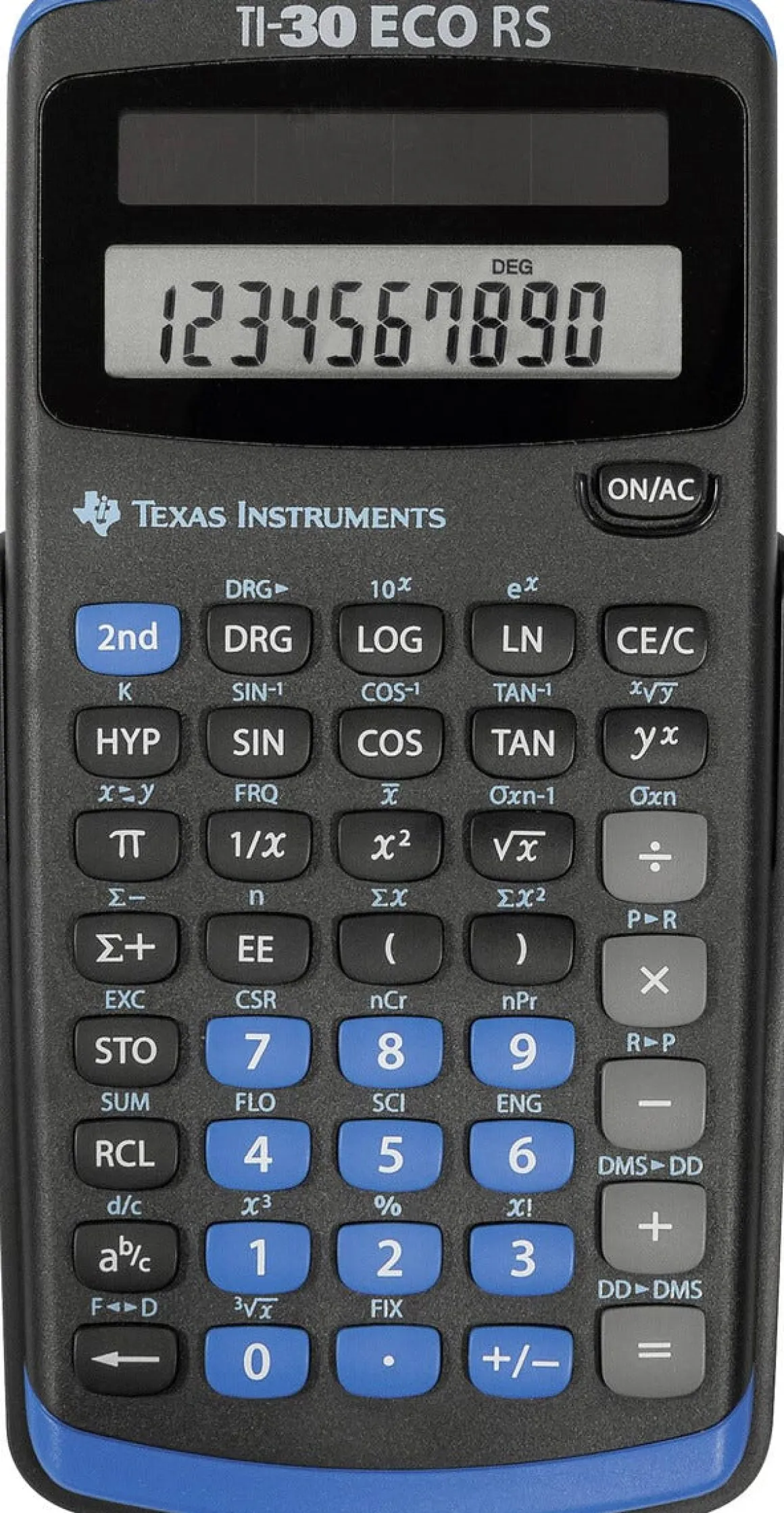 Texas Instruments TI-30 ECO RS miniräknare, solcell