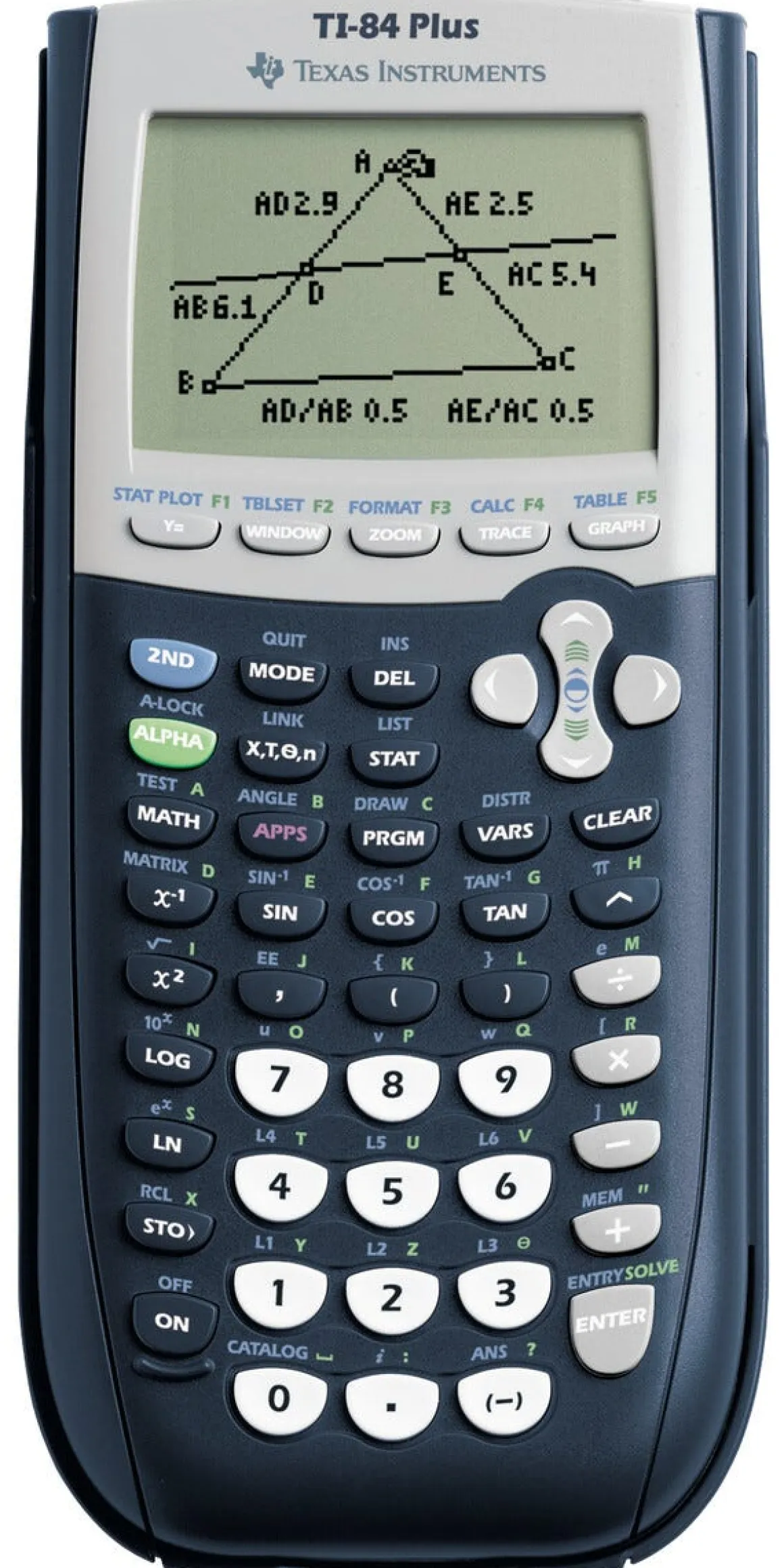 Texas TI-84 Plus grafräknare med USB, gymnasiet / högskola