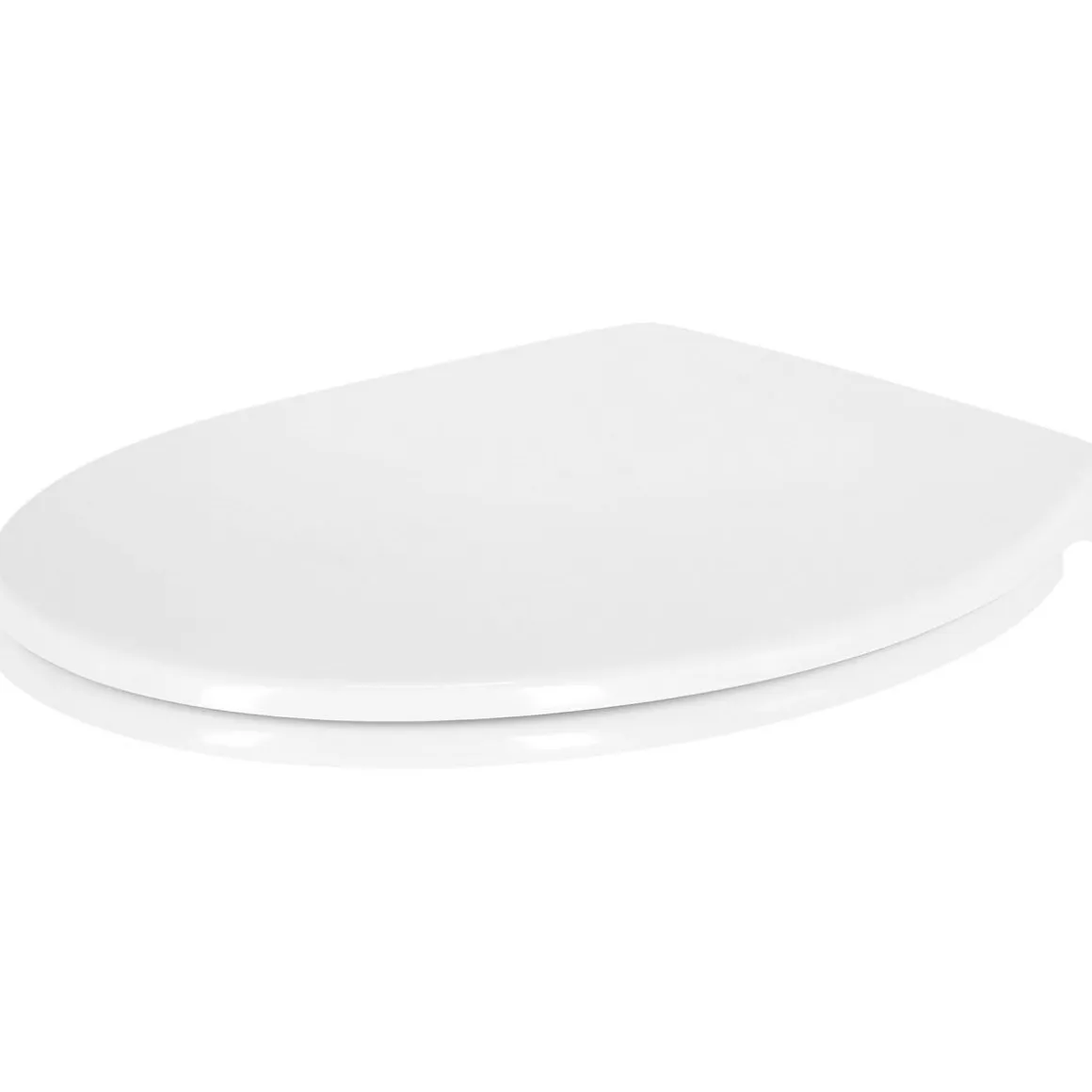 Toalettsits mjukstängande vit, duroplast