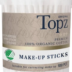 Topz Original Make Up Sticks bomullspinnar, 100-pack