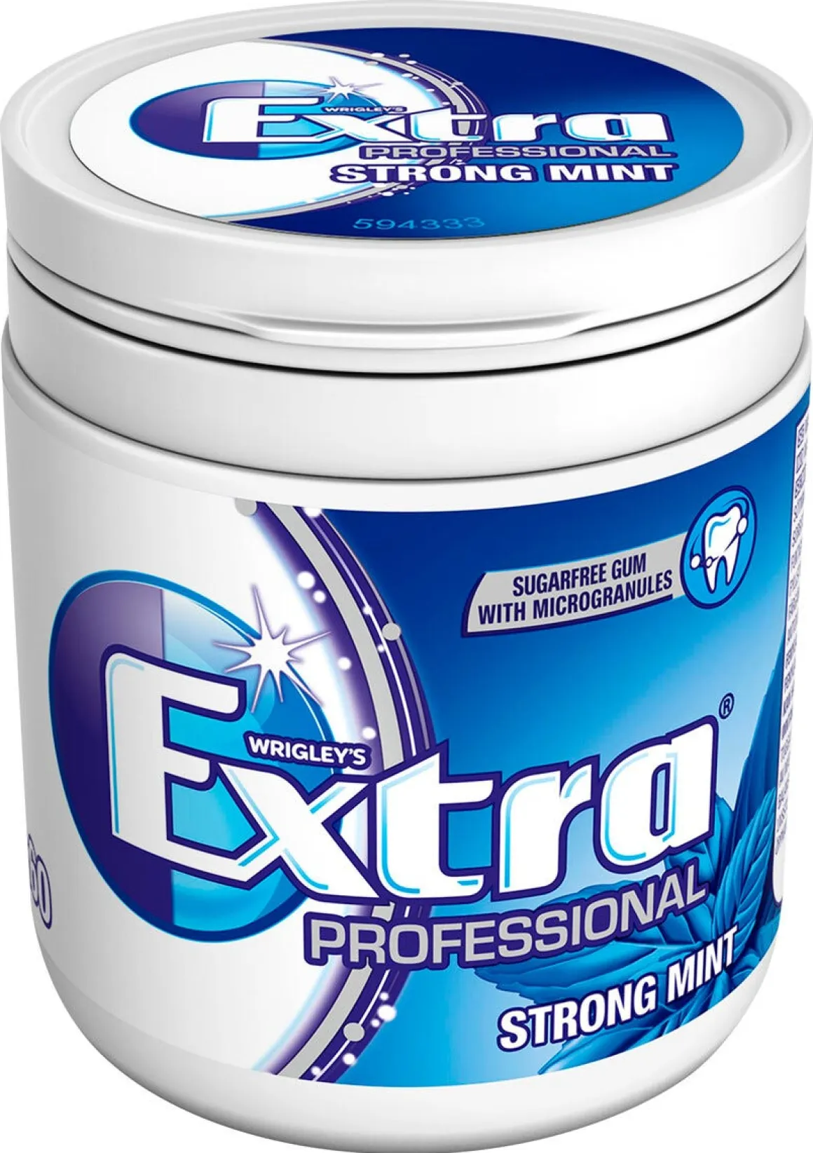 Tuggummi Extra Pro Strongmint på burk, 84 g