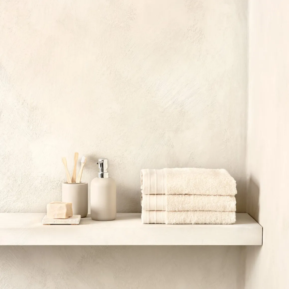 Tvålpump beige