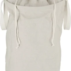 Tvättkorg basic i tyg, beige