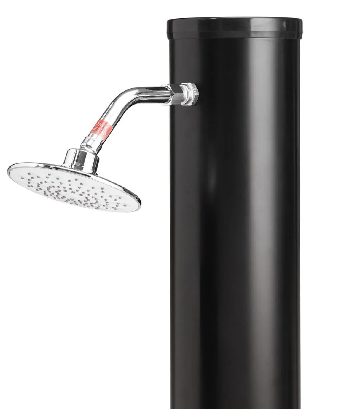 Utedusch soluppvärmd med fotdusch, 35 liter