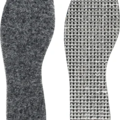Varma iläggssulor aluminium/filt Kvill, 1 par