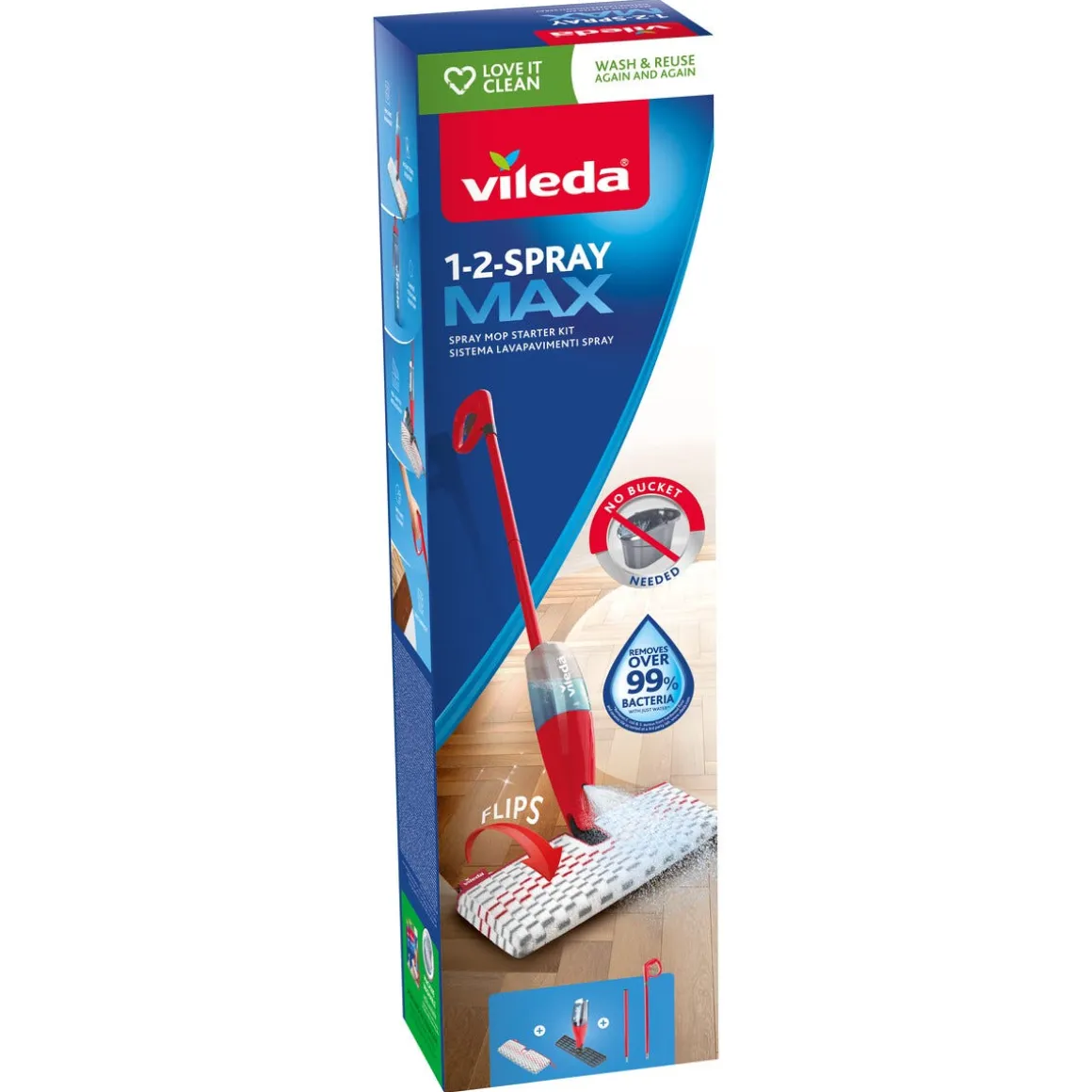 Vileda 1-2 Spray Max spraymopp