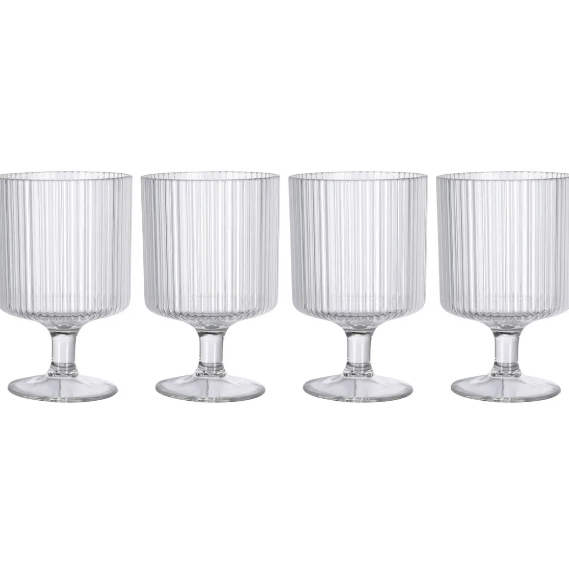 Vinglas i plast 23 cl stapelbara, 4-pack