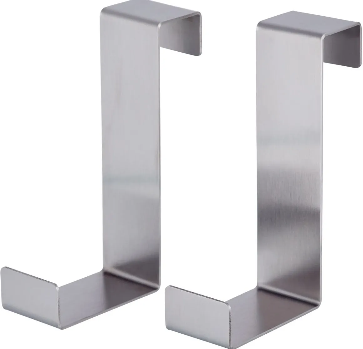 Vändbar dörr- och skåpkrok, 2-pack