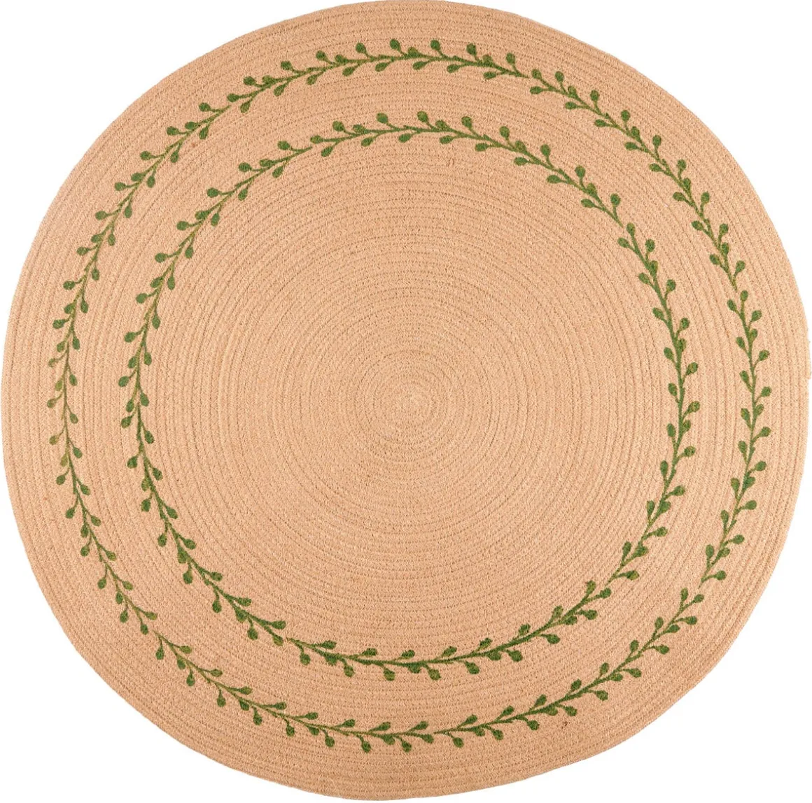 Vändbar julgransmatta, hampa, 90 cm