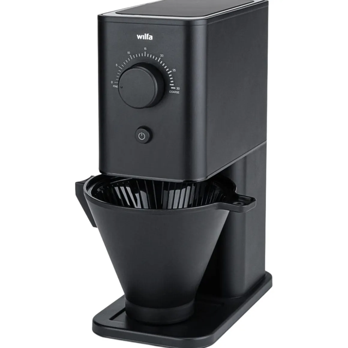 Wilfa Zense elektrisk kaffekvarn, svart