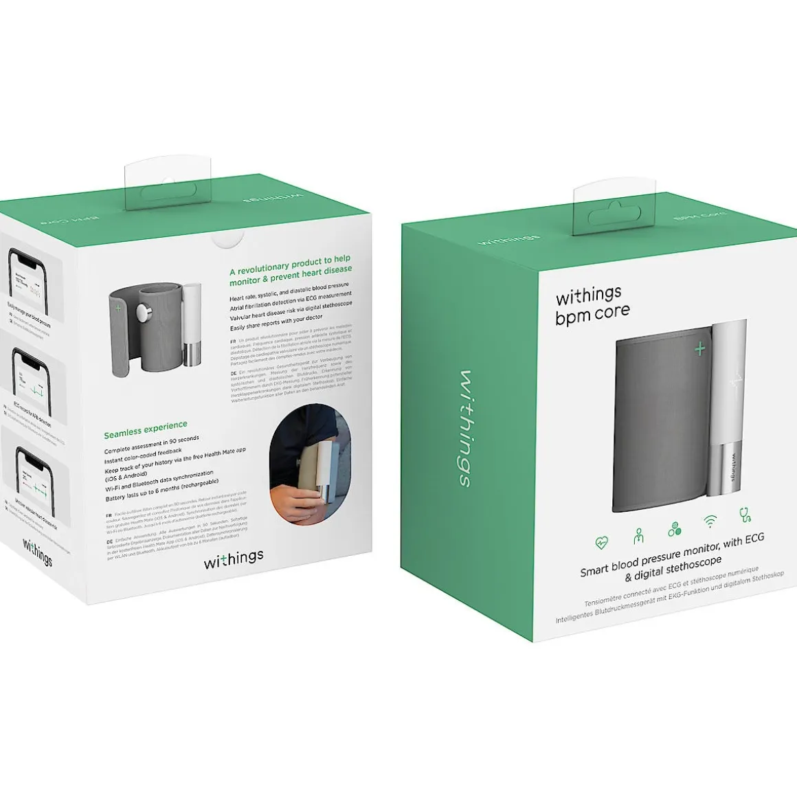 Withings Core, blodtrycksmätare